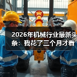 2026年机械行业最新头条：我花了三个月才看懂这三个变化