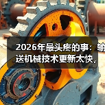 2026年最头疼的事：输送机械技术更新太快，我跟不上了