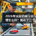 2026年冶金机械行业行情怎么样?我花了三个月跑工厂才搞明白 2026年冶金机械行业行情怎么样?我花了三个月跑工厂才搞明白