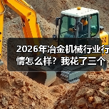 2026年冶金机械行业行情怎么样?我花了三个月跑工厂才搞明白 2026年冶金机械行业行情怎么样?我花了三个月跑工厂才搞明白