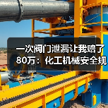 一次阀门泄漏让我赔了80万:化工机械安全规范真不是摆设 一次阀门泄漏让我赔了80万:化工机械安全规范真不是摆设