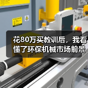 花80万买教训后，我看懂了环保机械市场前景