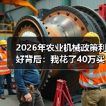 2026年农业机械政策利好背后:我花了40万买了个真教训 2026年农业机械政策利好背后:我花了40万买了个真教训