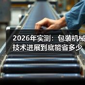 2026年实测:包装机械技术进展到底能省多少人工? 2026年实测:包装机械技术进展到底能省多少人工?