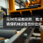 花80万买教训后,我才搞懂机械设备性价比分析 花80万买教训后,我才搞懂机械设备性价比分析