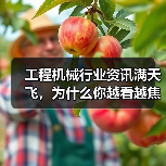 工程机械行业资讯满天飞,为什么你越看越焦虑? 工程机械行业资讯满天飞,为什么你越看越焦虑?
