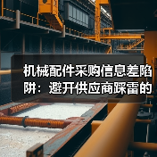 机械配件采购信息差陷阱:避开供应商踩雷的实战经验 机械配件采购信息差陷阱:避开供应商踩雷的实战经验