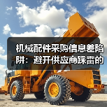 机械配件采购信息差陷阱:避开供应商踩雷的实战经验 机械配件采购信息差陷阱:避开供应商踩雷的实战经验