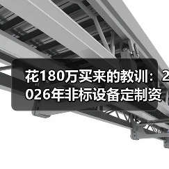 花180万买来的教训:2026年非标设备定制资讯,看完少走3年弯路 花180万买来的教训:2026年非标设备定制资讯,看完少走3年弯路