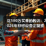 花180万买来的教训:2026年非标设备定制资讯,看完少走3年弯路 花180万买来的教训:2026年非标设备定制资讯,看完少走3年弯路