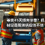 等货45天损失惨重?机械设备现货供应值不值? 等货45天损失惨重?机械设备现货供应值不值?
