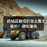 机械设备报价怎么看出差价?避坑指南 机械设备报价怎么看出差价?避坑指南