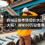机械设备市场报价水分大吗?揭秘80万设备潜藏陷阱 机械设备市场报价水分大吗?揭秘80万设备潜藏陷阱