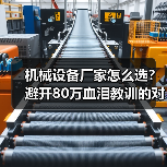 机械设备厂家怎么选?避开80万血泪教训的对比指南 机械设备厂家怎么选?避开80万血泪教训的对比指南