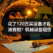 花了120万买设备才看清真相?机械设备租赁真实行情全解析 花了120万买设备才看清真相?机械设备租赁真实行情全解析