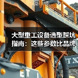 大型重工设备选型踩坑指南:这些参数比品牌更重要 大型重工设备选型踩坑指南:这些参数比品牌更重要