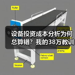 设备投资成本分析为何总算错?我的38万教训 设备投资成本分析为何总算错?我的38万教训