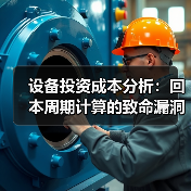 设备投资成本分析:回本周期计算的致命漏洞 设备投资成本分析:回本周期计算的致命漏洞
