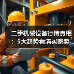 二手机械设备行情真相：5大趋势看清买家卖家博弈