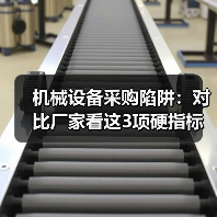 机械设备采购陷阱：对比厂家看这3项硬指标