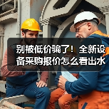别被低价骗了!全新设备采购报价怎么看出水深 别被低价骗了!全新设备采购报价怎么看出水深