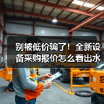 别被低价骗了!全新设备采购报价怎么看出水深 别被低价骗了!全新设备采购报价怎么看出水深
