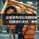 设备采购报价陷阱揭秘:别被低价迷惑,看懂这些隐性成本,省下一大笔! 设备采购报价陷阱揭秘:别被低价迷惑,看懂这些隐性成本,省下一大笔!
