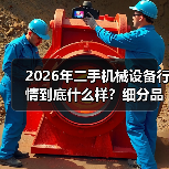 2026年二手机械设备行情到底什么样?细分品类差异与市场真相 2026年二手机械设备行情到底什么样?细分品类差异与市场真相