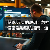 花80万买的教训！数控设备选购避坑指南，这5条建议必须知道