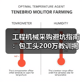 工程机械采购避坑指南：包工头200万教训揭秘