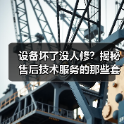 设备坏了没人修？揭秘售后技术服务的那些套路
