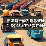 旧设备维修为啥总被坑？5个避坑方法教你省3000块