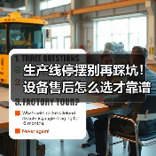 生产线停摆别再踩坑！设备售后怎么选才靠谱？