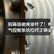 别再傻傻换零件了！电气控制系统检修正确姿势