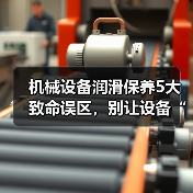 机械设备润滑保养5大致命误区，别让设备“抱死