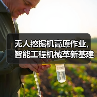无人挖掘机高原作业,智能工程机械革新基建 无人挖掘机高原作业,智能工程机械革新基建