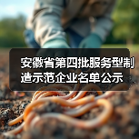 安徽省第四批服务型制造示范企业名单公示 安徽省第四批服务型制造示范企业名单公示