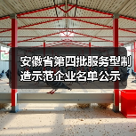 安徽省第四批服务型制造示范企业名单公示 安徽省第四批服务型制造示范企业名单公示