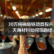 30万吨磷酸铁项目投产，天赐材料如何领跑锂电赛道？
