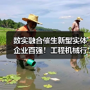 数实融合催生新型实体企业百强!工程机械行业企业排名靠前 数实融合催生新型实体企业百强!工程机械行业企业排名靠前