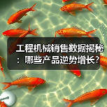 工程机械销售数据揭秘:哪些产品逆势增长? 工程机械销售数据揭秘:哪些产品逆势增长?