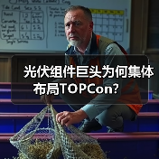 光伏组件巨头为何集体布局TOPCon? 光伏组件巨头为何集体布局TOPCon?