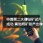 中国第二大镍钴矿试产成功 首批精矿粉产出缓解依赖 中国第二大镍钴矿试产成功 首批精矿粉产出缓解依赖
