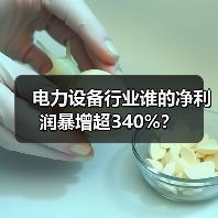 电力设备行业谁的净利润暴增超340%? 电力设备行业谁的净利润暴增超340%?