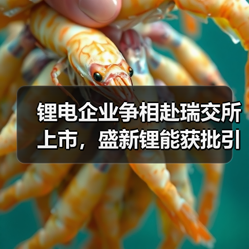 锂电企业争相赴瑞交所上市,盛新锂能获批引关注 锂电企业争相赴瑞交所上市,盛新锂能获批引关注