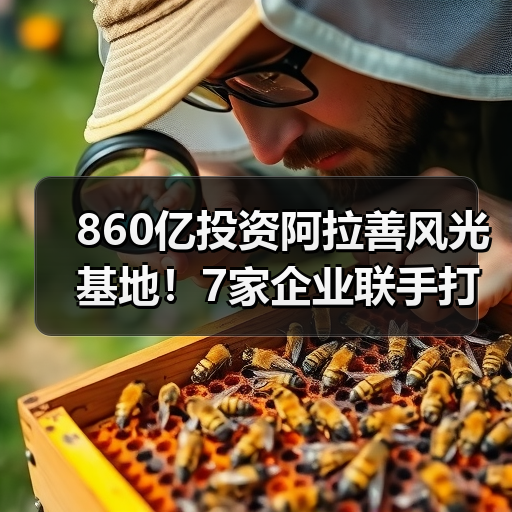 860亿投资阿拉善风光基地!7家企业联手打造清洁能源新标杆 860亿投资阿拉善风光基地!7家企业联手打造清洁能源新标杆