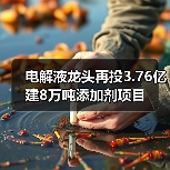 电解液龙头再投3.76亿建8万吨添加剂项目 电解液龙头再投3.76亿建8万吨添加剂项目