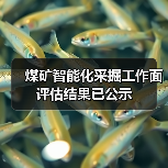煤矿智能化采掘工作面评估结果已公示 煤矿智能化采掘工作面评估结果已公示