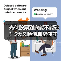光伏股票到底能不能碰?5大风险清单帮你守住本金 光伏股票到底能不能碰?5大风险清单帮你守住本金