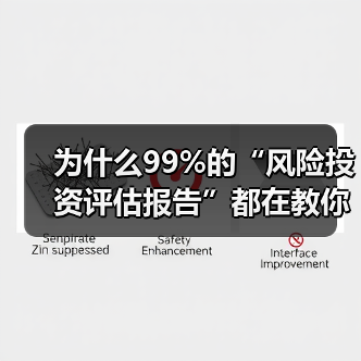 为什么99%的“风险投资评估报告”都在教你如何优雅地亏钱? 为什么99%的“风险投资评估报告”都在教你如何优雅地亏钱?